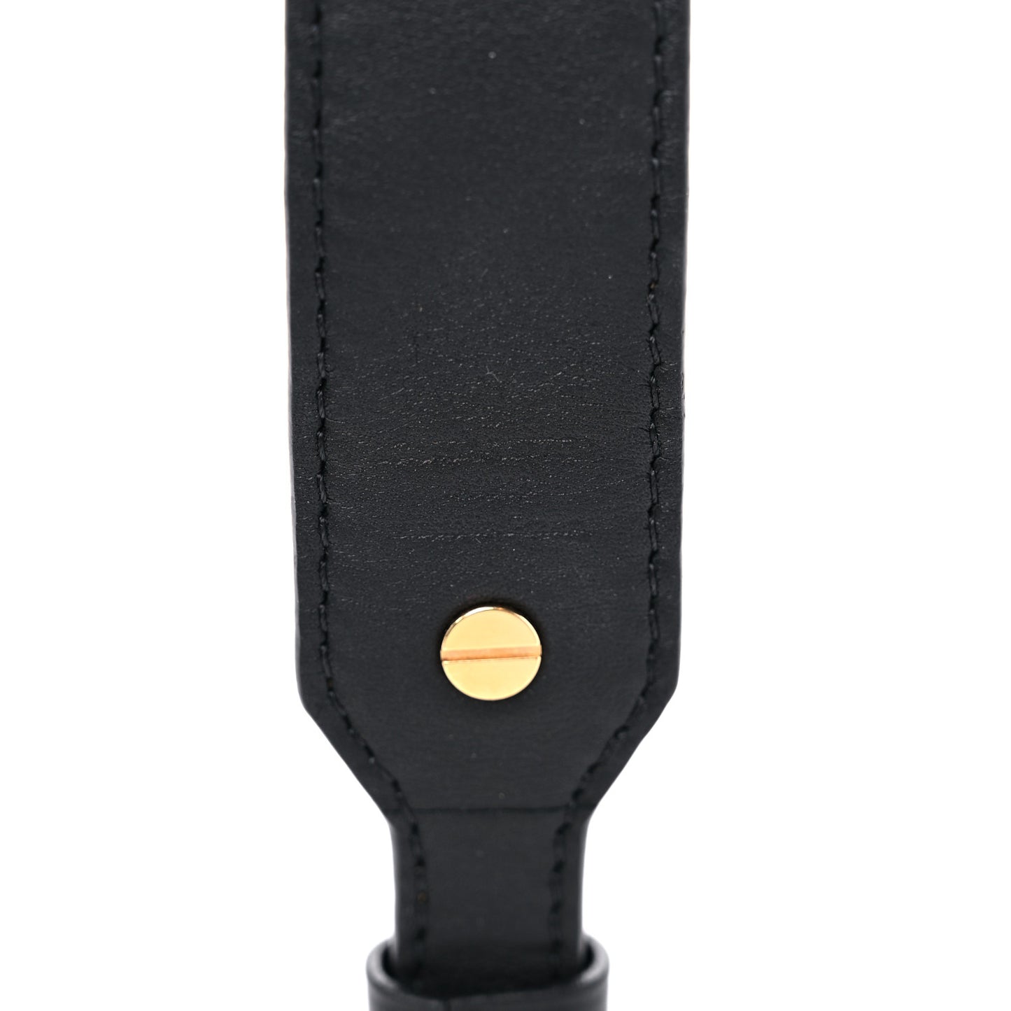 Reverse Monogram Bandouliere Shoulder Strap XL Black