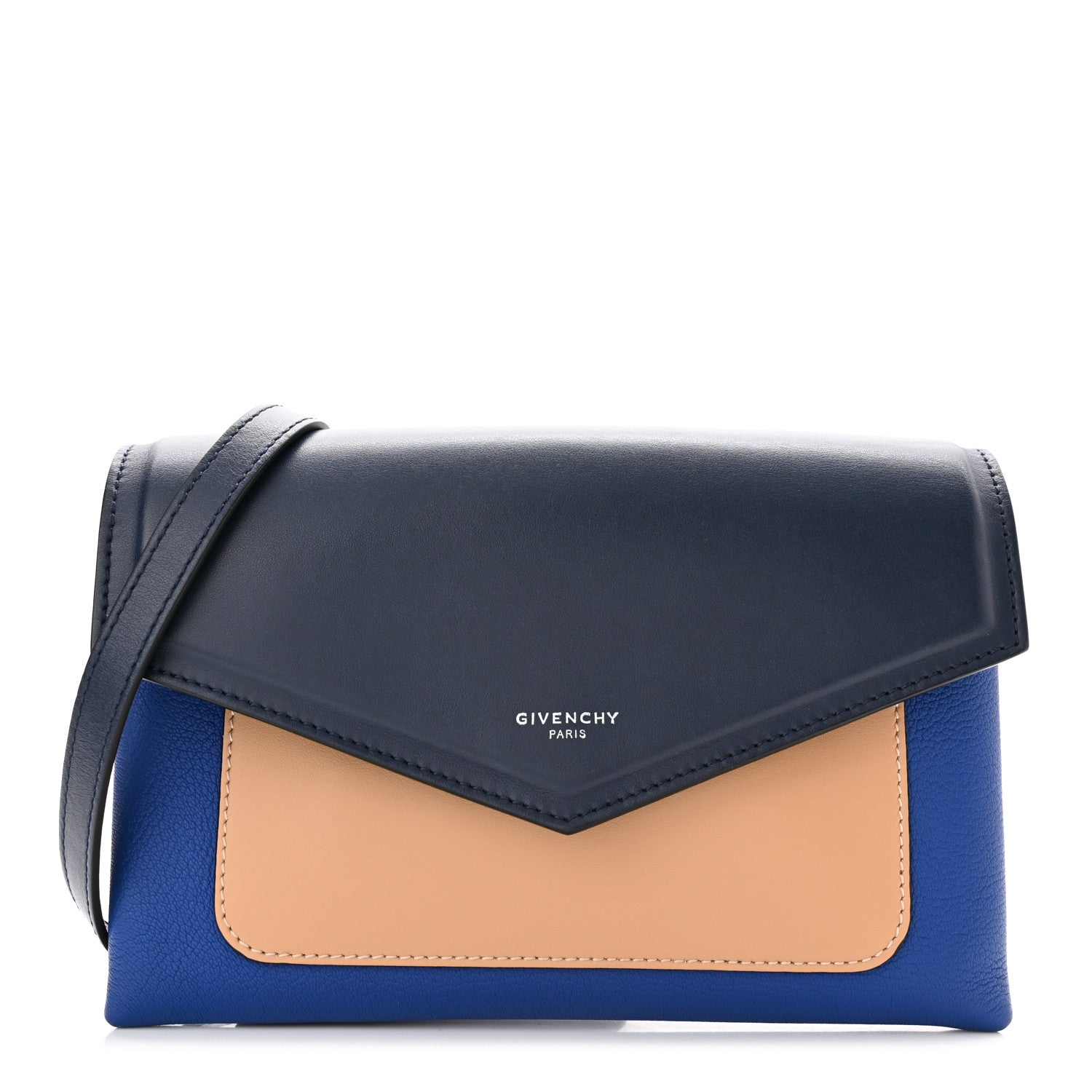 Givenchy Calfskin Duetto Crossbody Bag Night Blue 1 of 8