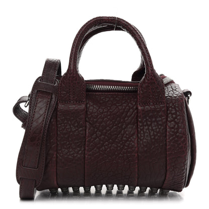 Alexander Wang Pebbled Lambskin Mini Rockie Beet Rhodium Hardware 1 of 8