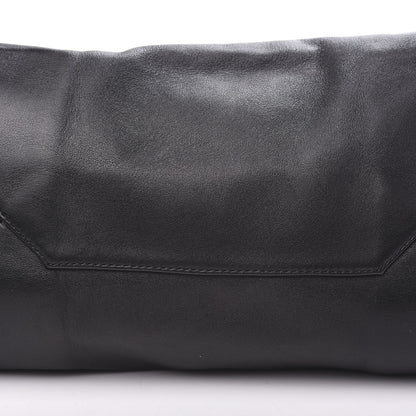 Celine Lambskin Horizontal Bi-Color Cabas Black Glacier 9 of 11