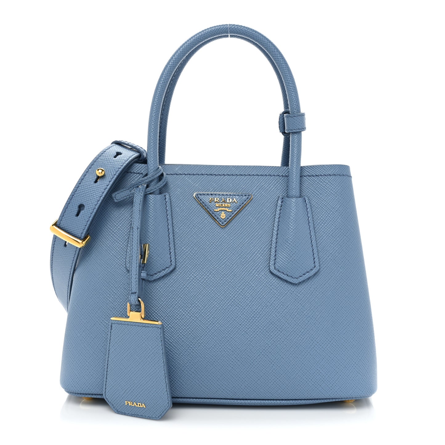 Saffiano Cuir Mini Double Bag Astrale