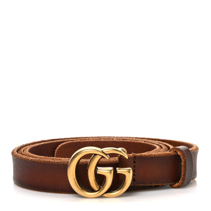 Gucci Faded Calfskin Double G Belt 95 38 Cuir 1 of 5