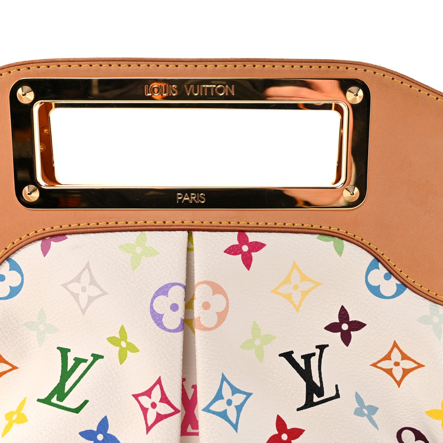 Louis Vuitton Monogram Multicolor Judy MM White 7 of 9