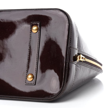 Louis Vuitton Vernis Alma GM Amarante 7 of 12