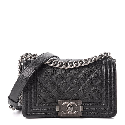 Chanel Caviar Quilted Small Boy Flap Black 1 of 11