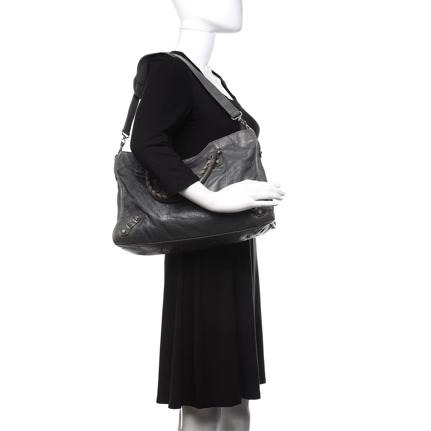Balenciaga Agneau Giant 12 Silver Hardware Gris Tarmac 2 of 17