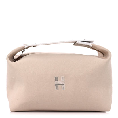 Hermes Canvas Large Bride-A-Brac Pouch Natural 1 of 12