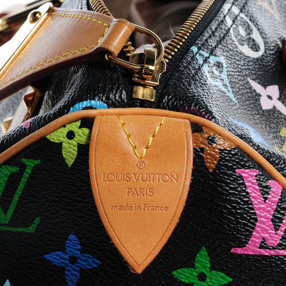 Louis Vuitton Monogram Multicolor Speedy 30 Black 7 of 7