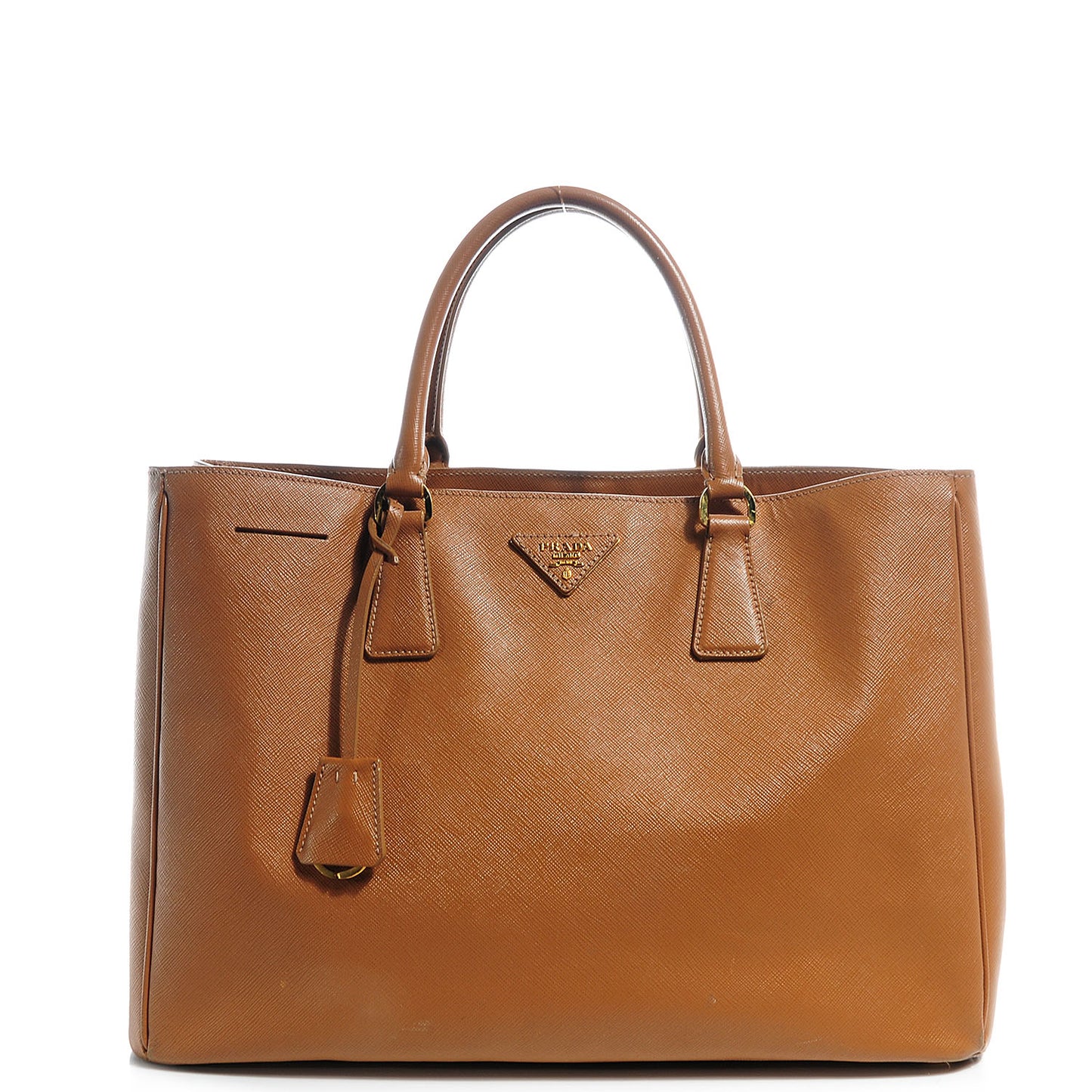 Saffiano Lux Large Tote Caramel