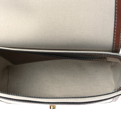 Burberry Canvas Horseferry Print Note Crossbody Bag Natural Tan 5 of 9
