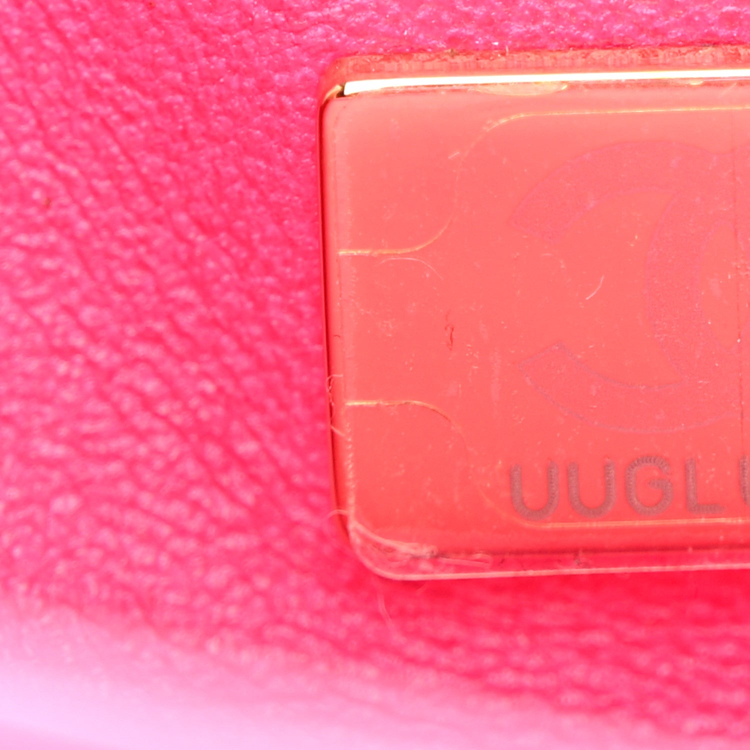 Chanel Lambskin Quilted On And On Small Chain Flap Fuchsia 7 of 11