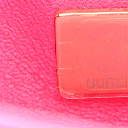 Chanel Lambskin Quilted On And On Small Chain Flap Fuchsia 7 of 11