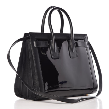 Saint Laurent Patent Small Sac de Jour Black 3 of 11