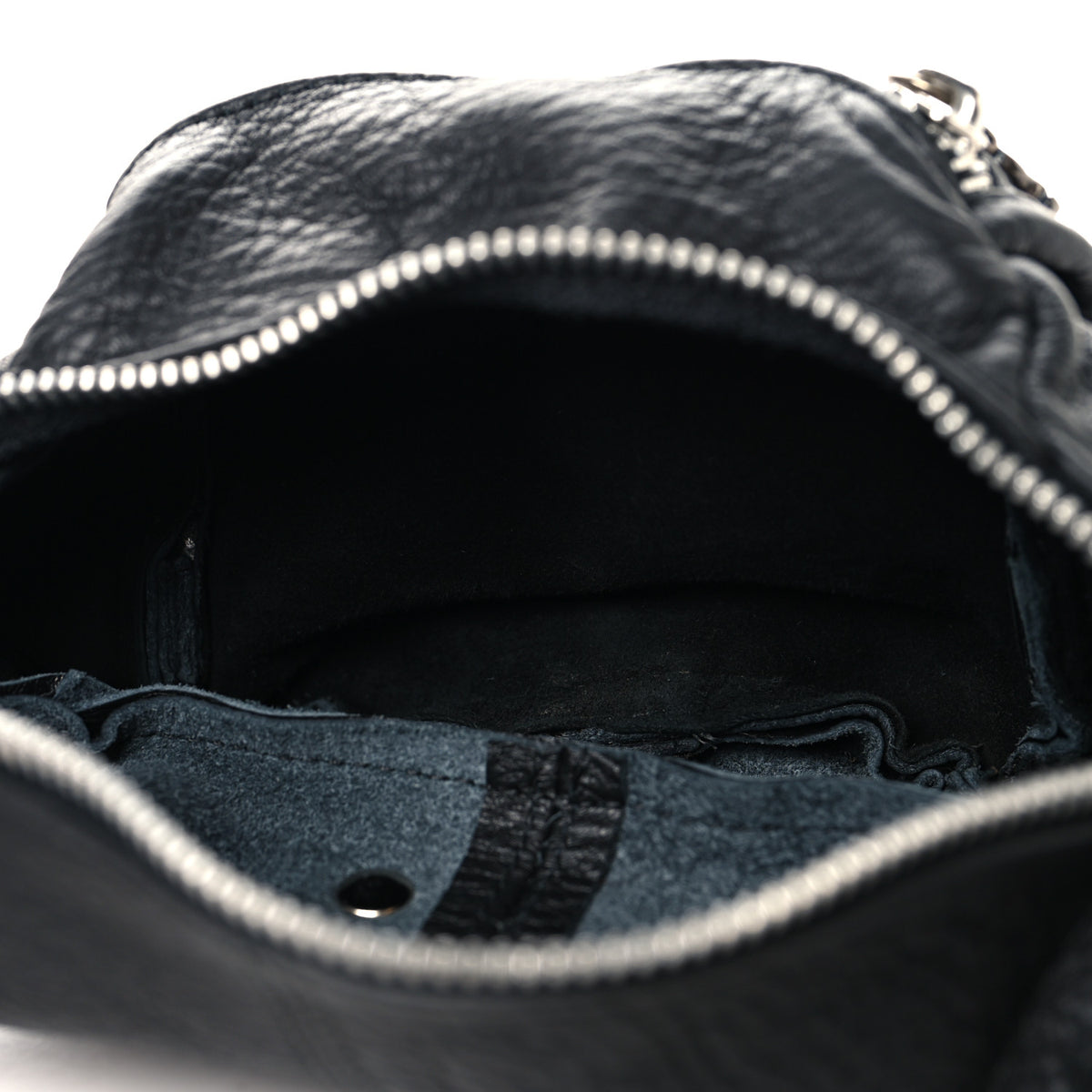 Grained Calfskin Snat Pack Gunslinger Waist Bag Black