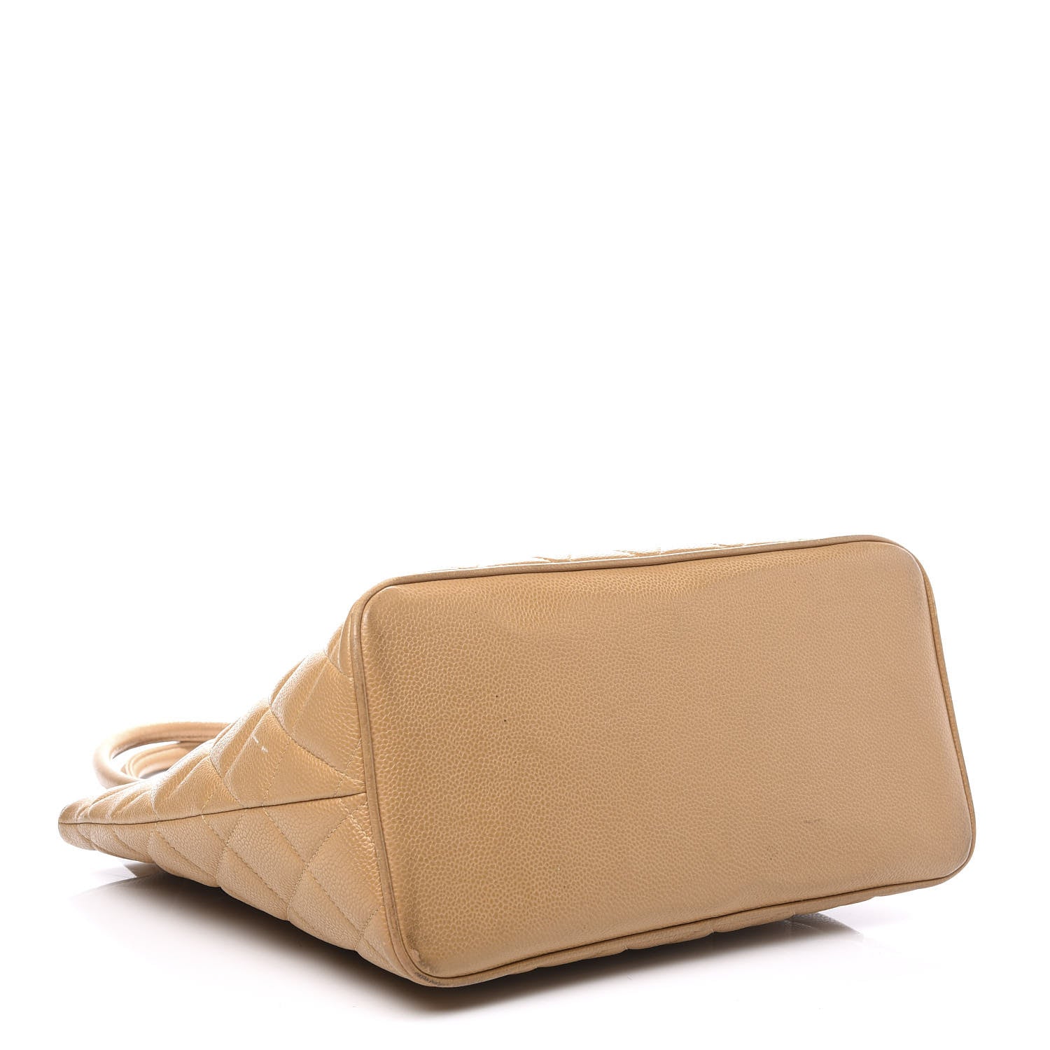 Chanel Caviar Quilted Medallion Tote Beige 3 of 11