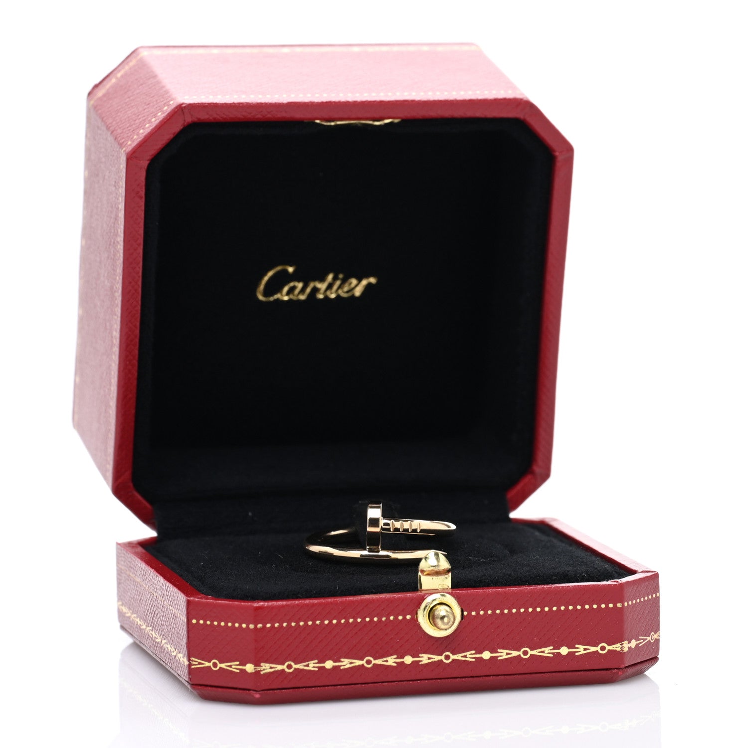 Cartier 18K Yellow Gold Juste Un Clou Ring 58 8.25 5 of 5