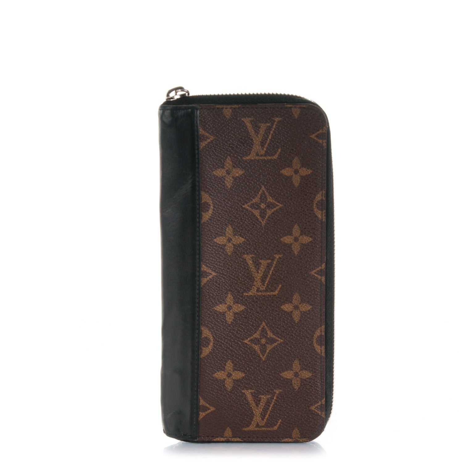 Louis Vuitton Monogram Macassar Vertical Zippy Wallet 1 of 7
