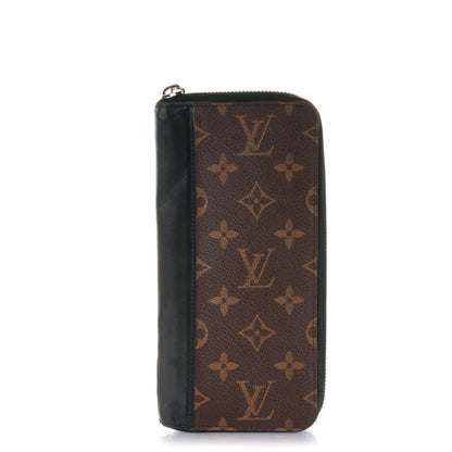 Louis Vuitton Monogram Macassar Vertical Zippy Wallet 1 of 7