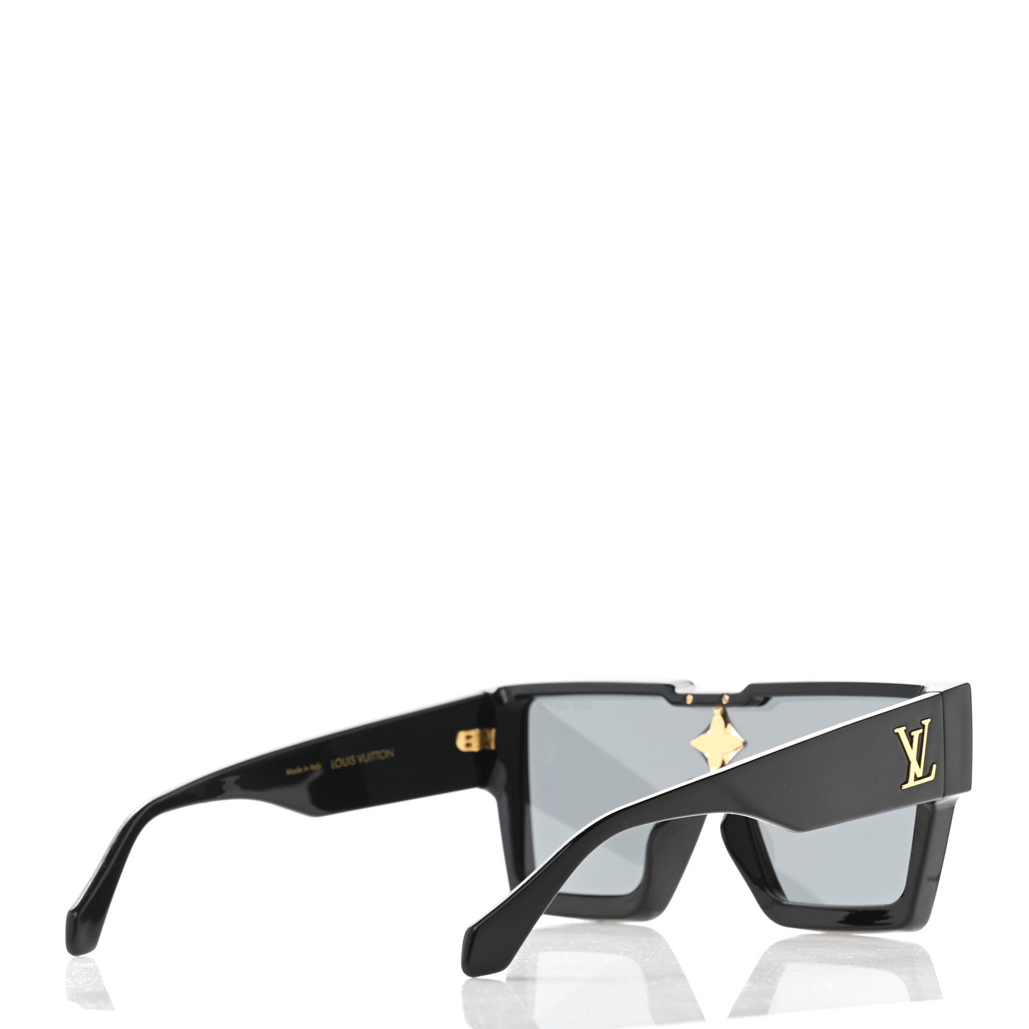 Louis Vuitton Acetate Cyclone Sunglasses Z1578E Black 3 of 9