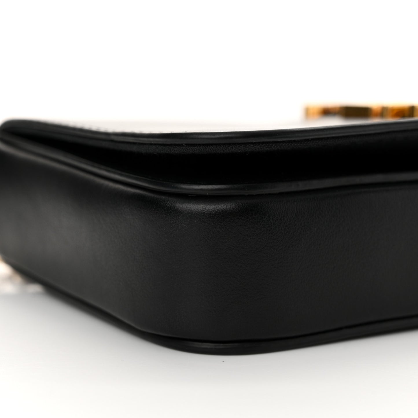 Vitello Grace Matte Fendigraphy Wallet On Chain Black