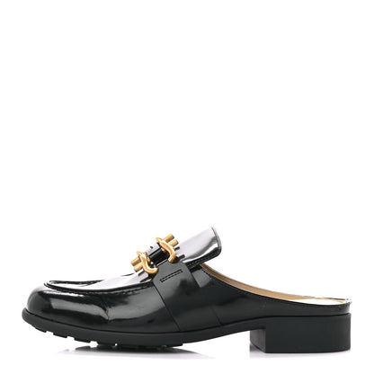 Bottega Veneta Glossy Calfskin Monsieur Loafers 37.5 Black 1 of 7