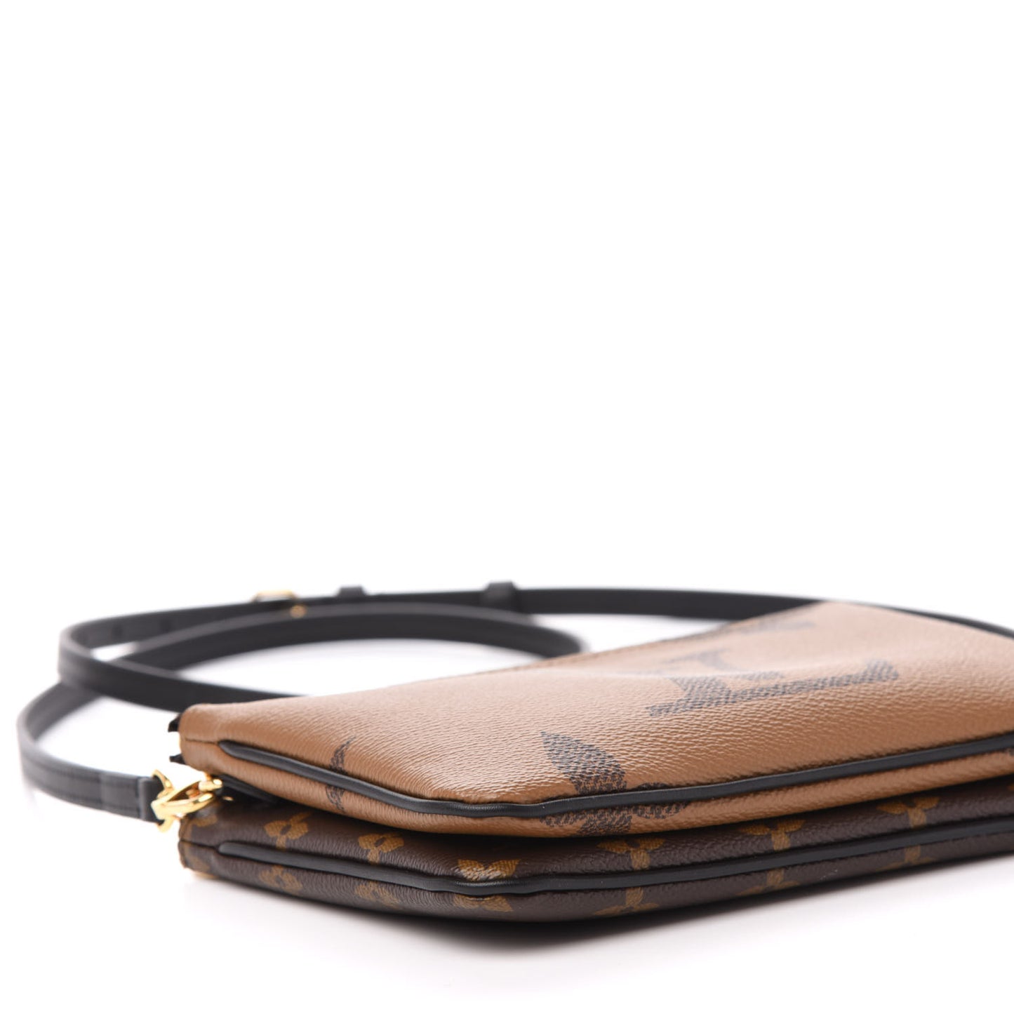 Reverse Monogram Giant Double Zip Pochette