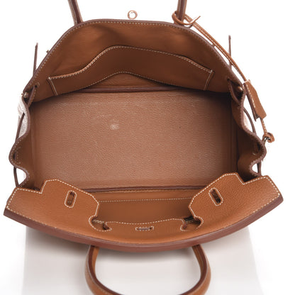 Hermes Taurillon Clemence Birkin 30 Gold 8 of 26