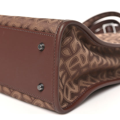 Telfar Monogram Jacquard Medium Shopping Bag Chocolate 9 of 9