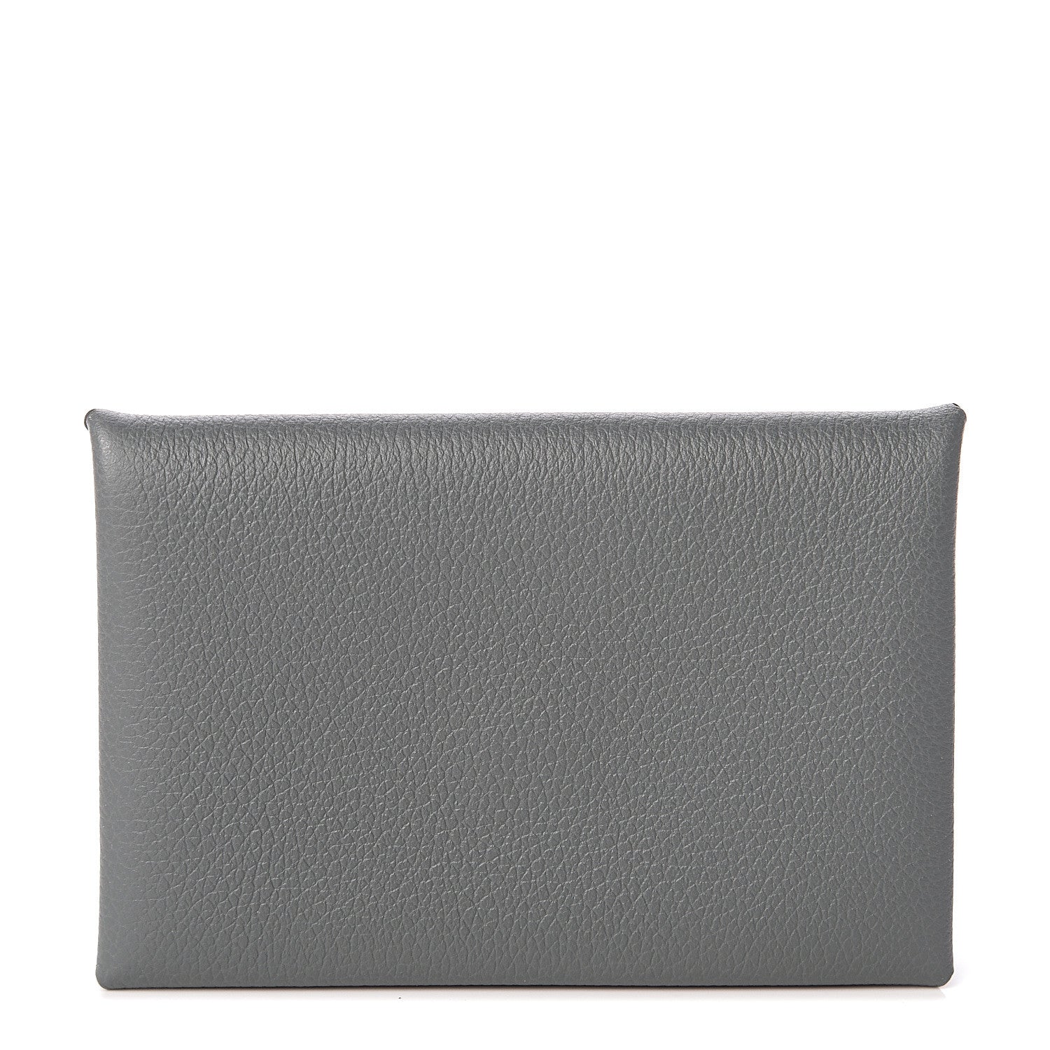 Hermes Evercolor Calvi Verso Card Case Vert Amande Gris Perle 1 of 5