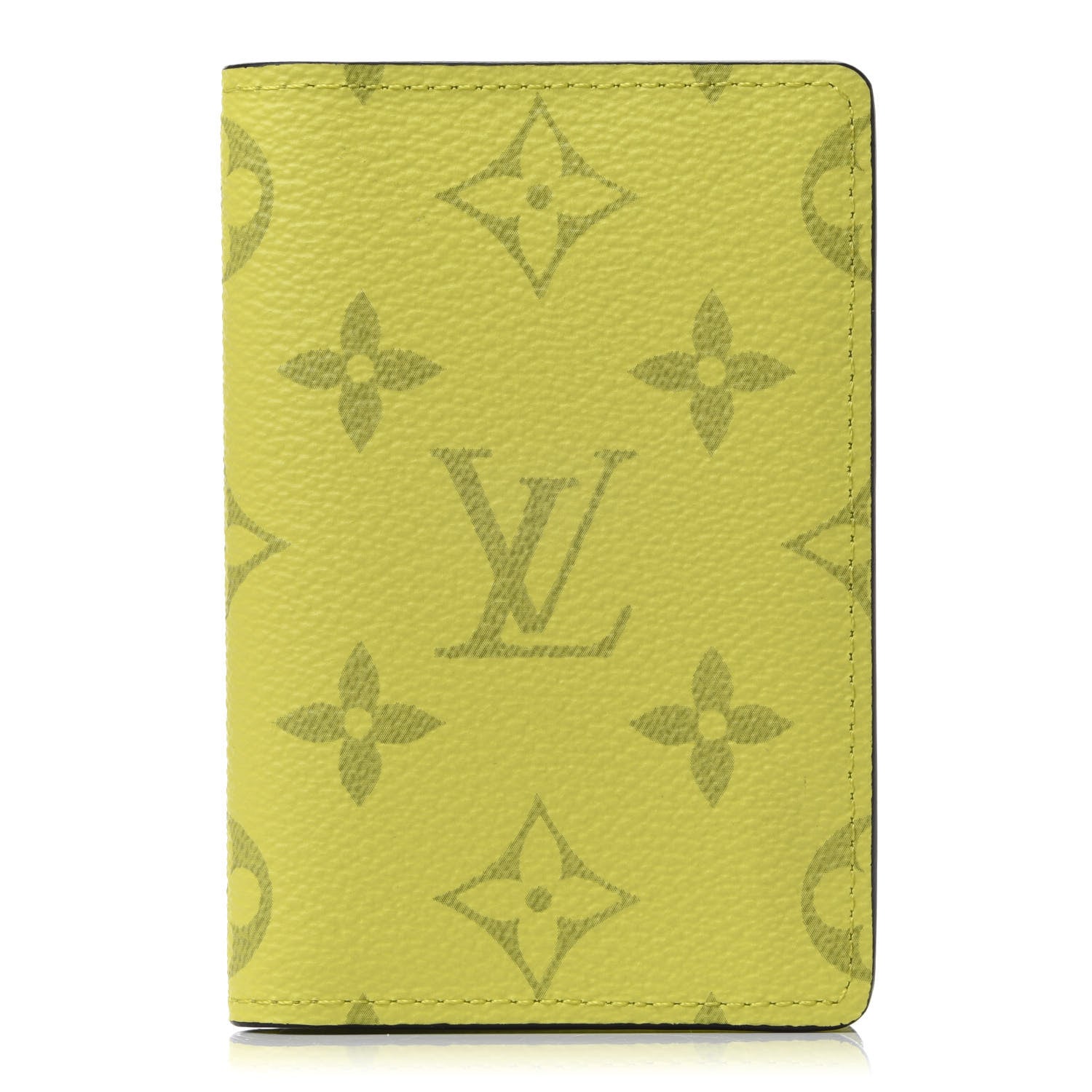 Louis Vuitton Monogram Taiga Pocket Organizer Yellow 1 of 7
