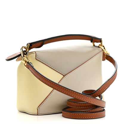 Loewe Calfskin Mini Puzzle Edge Bag Ghost Soft White 3 of 13
