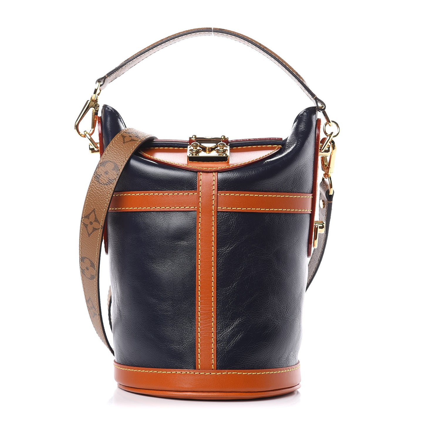 Calfskin Duffle Bag Navy