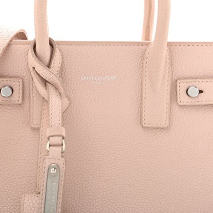 Saint Laurent Grained Calfskin Nano Supple Sac De Jour Marble Pink 8 of 16