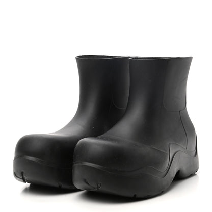 Bottega Veneta Rubber Puddle Ankle Boots 38 Black 3 of 8