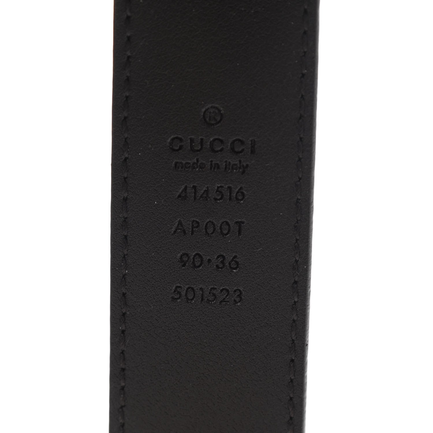 Gucci Moon Calfskin Double G 30mm Belt 90 36 Dark Cocoa 3 of 5