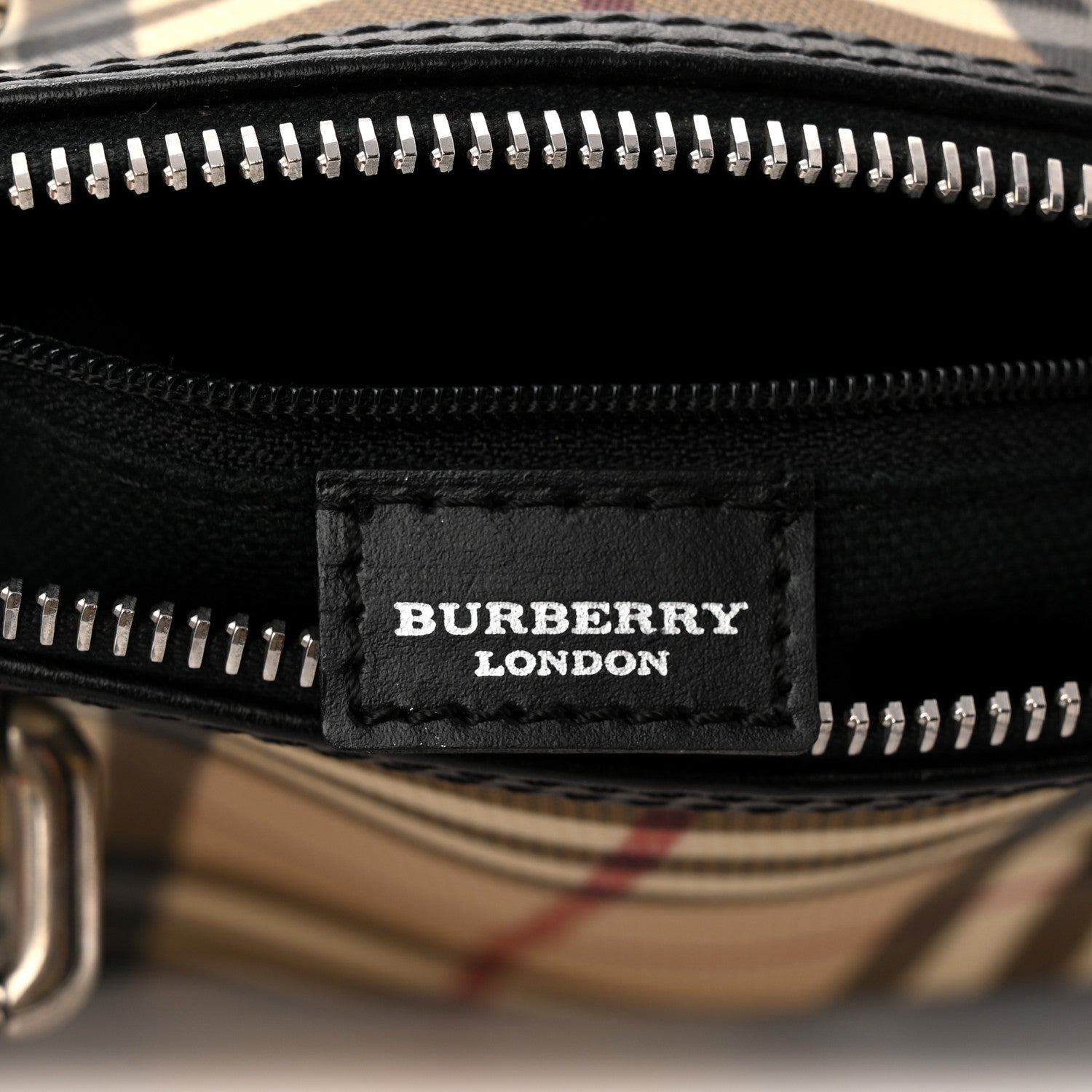 Burberry House Check Mini Studded Bowler Black 6 of 11