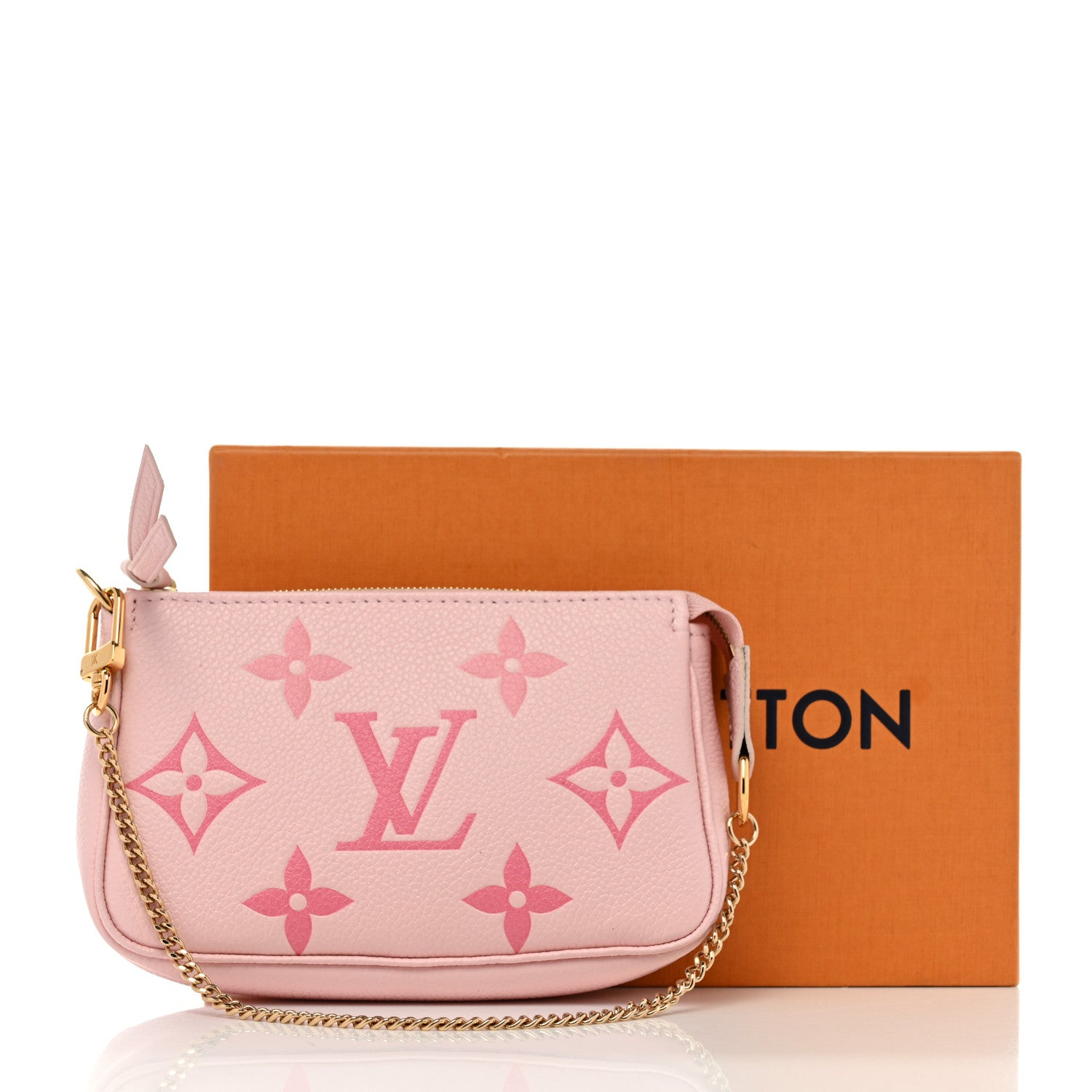 Louis Vuitton Empreinte Monogram Giant By The Pool Mini Pochette Accessories Bouton De Rose 9 of 9