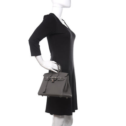 Hermes Togo Birkin 25 Etain 2 of 10