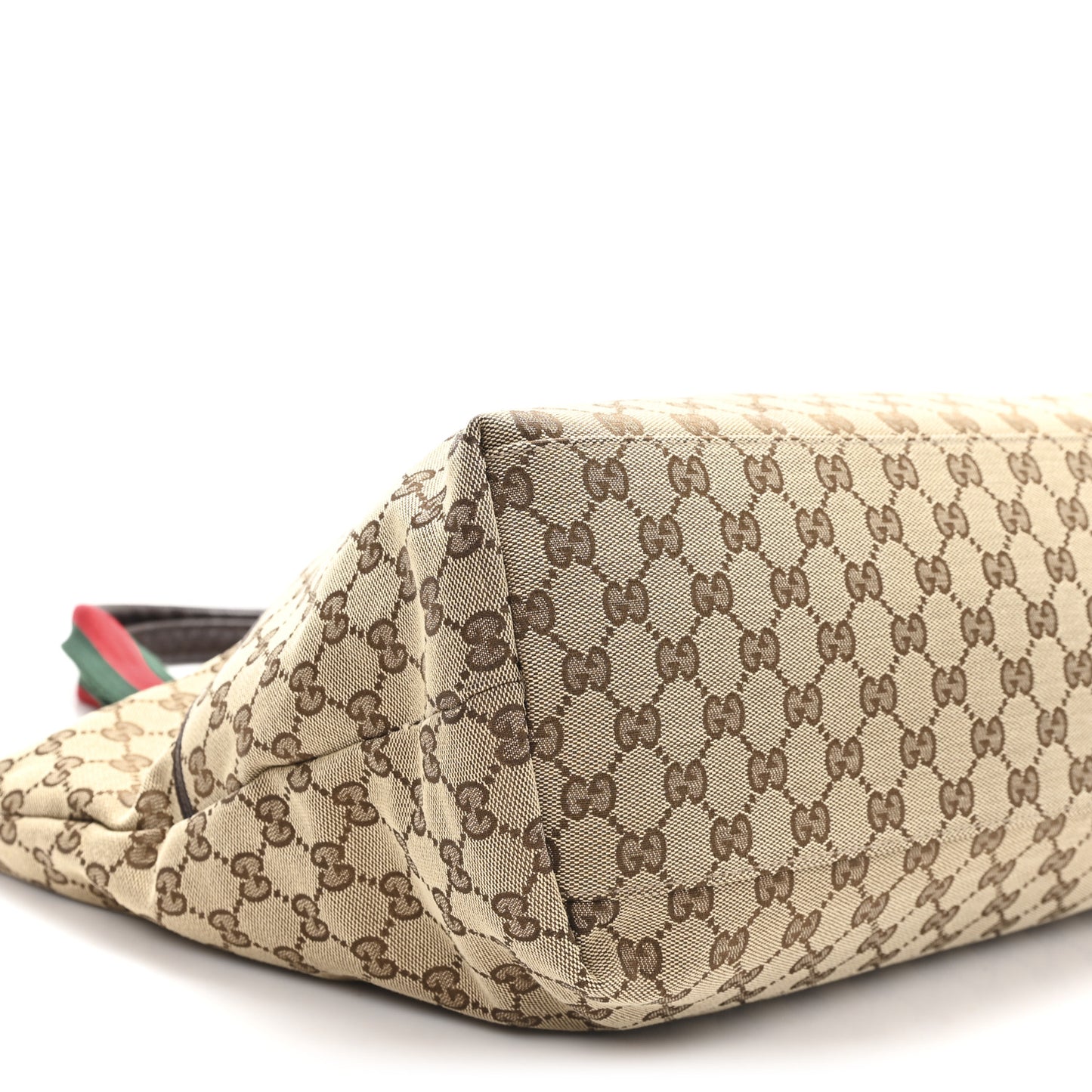 Monogram Web Large Diaper Tote Brown