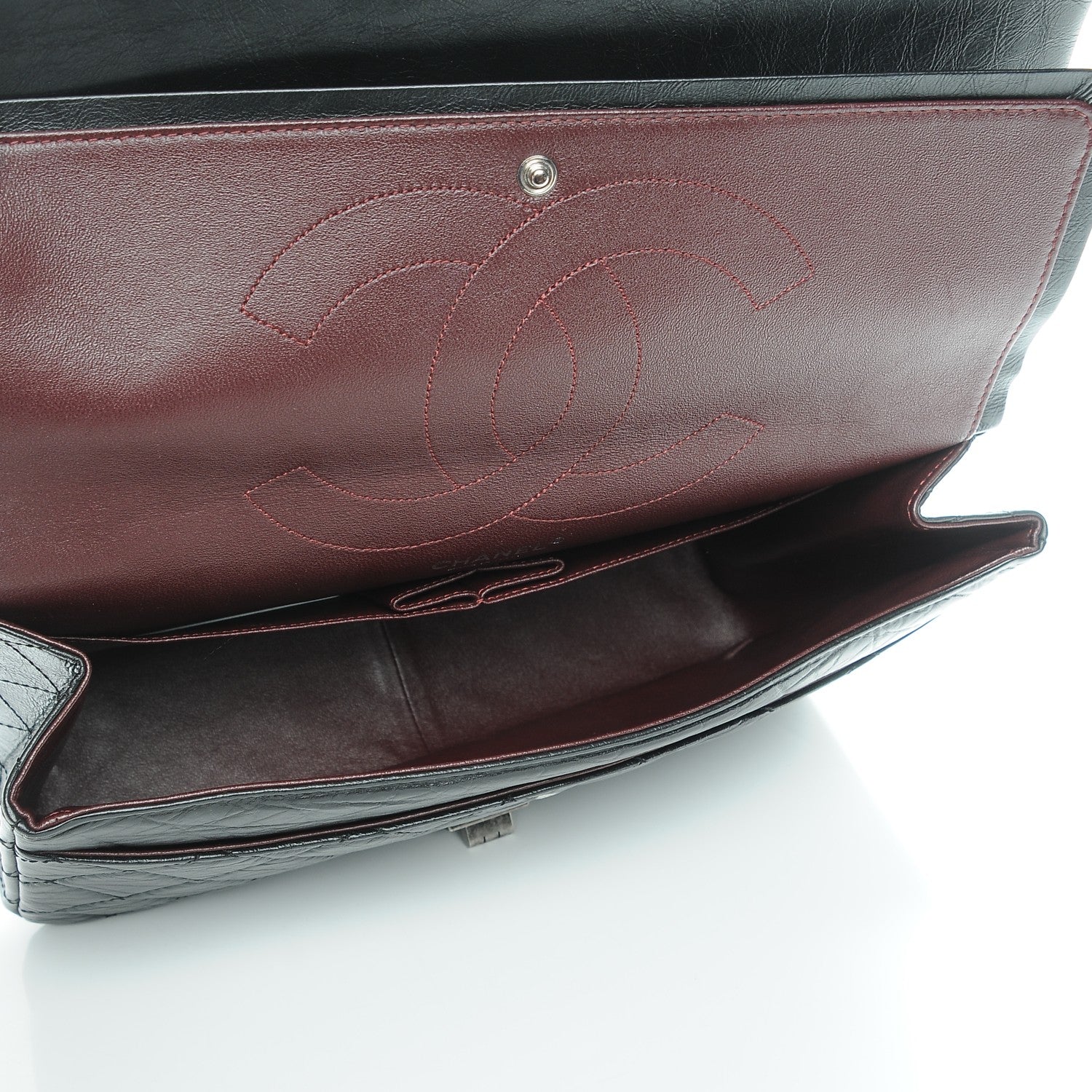 Chanel Aged Calfskin Quilted 2.55 Reissue 227 Flap Black 5 of 7