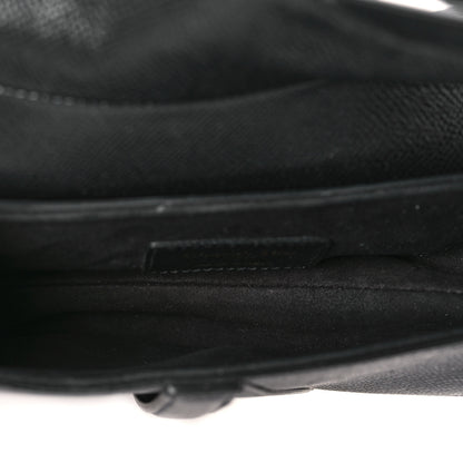 Christian Dior Grained Calfskin Mini Saddle Bag Black 5 of 10