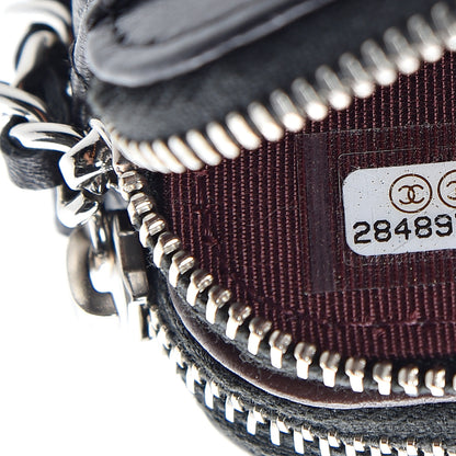 Chanel Lambskin Quilted Small Clutch With Chain Black 9 of 11