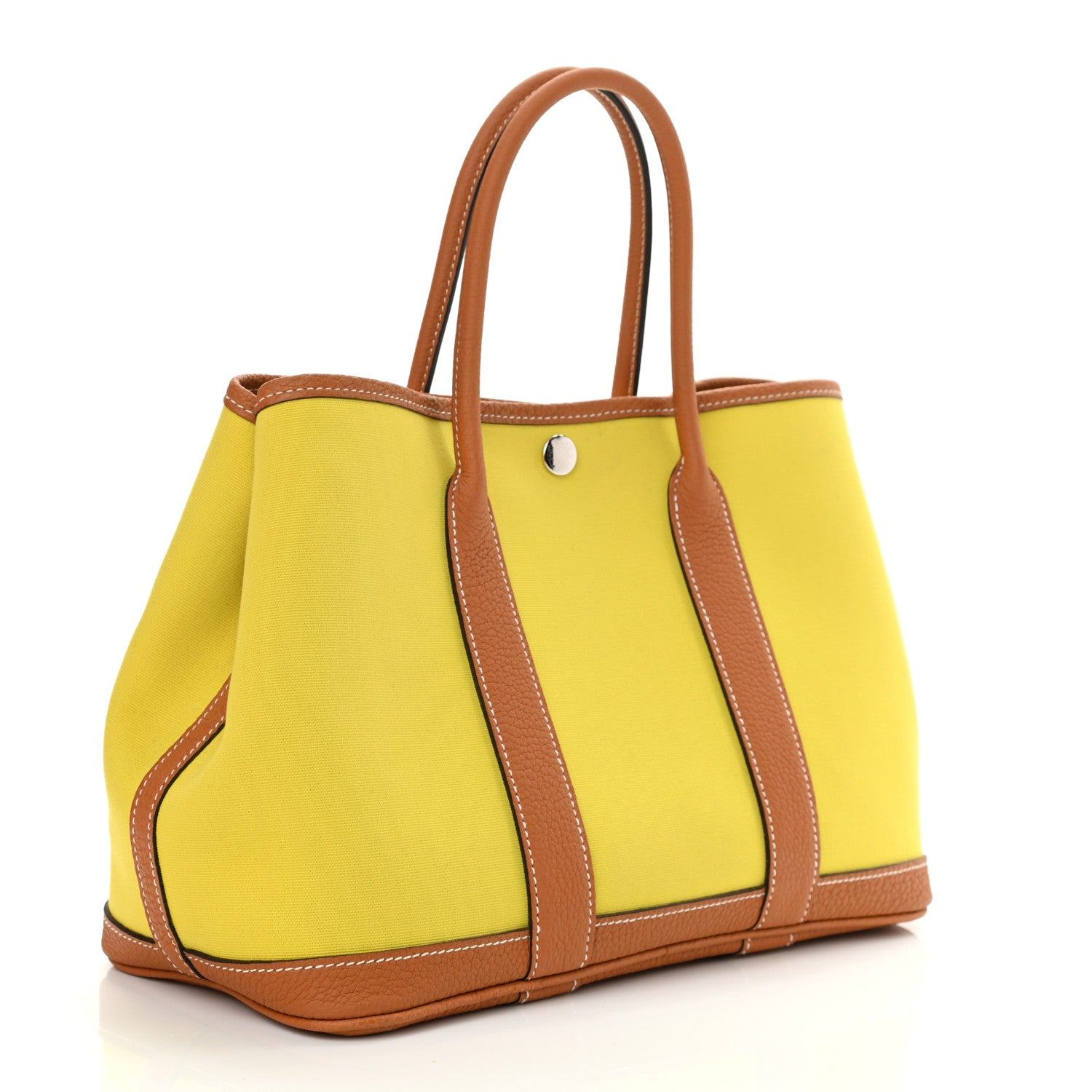 Hermes Toile Officier Negonda Garden Party 30 TPM Lime Toffee 2 of 8