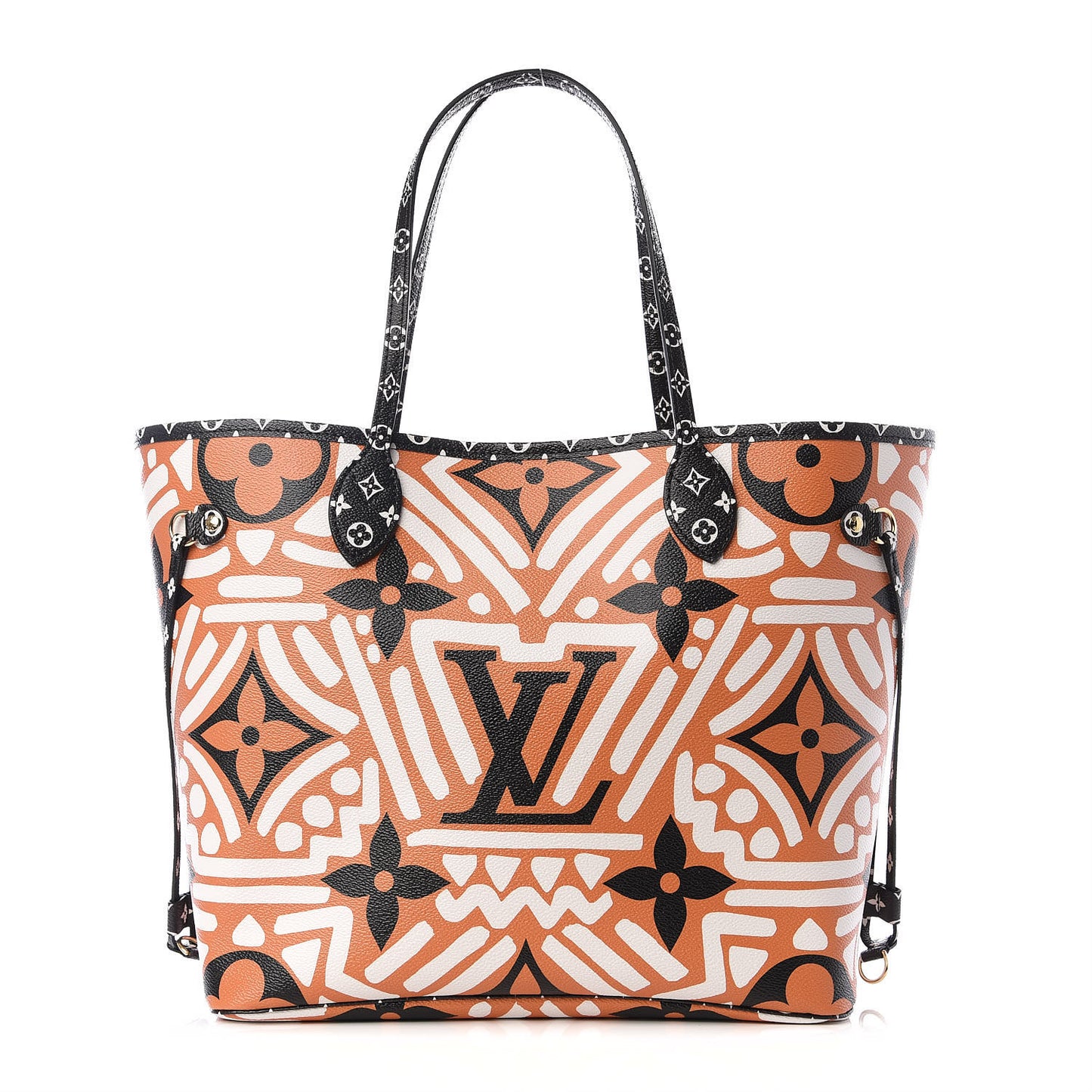 Monogram Giant Crafty Neverfull MM Creme Caramel