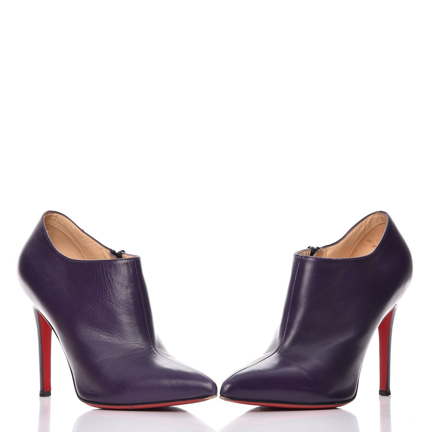 Calfskin Dahlia 100 Ankle Boots 38.5 Black