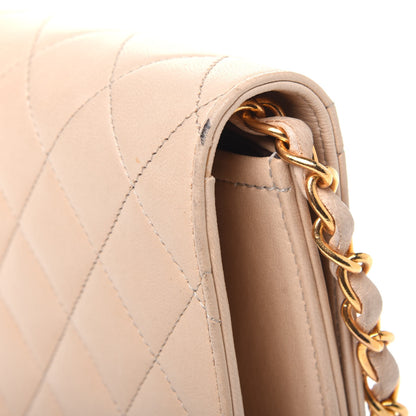Chanel Lambskin Quilted Small Single Flap Beige 19 of 21