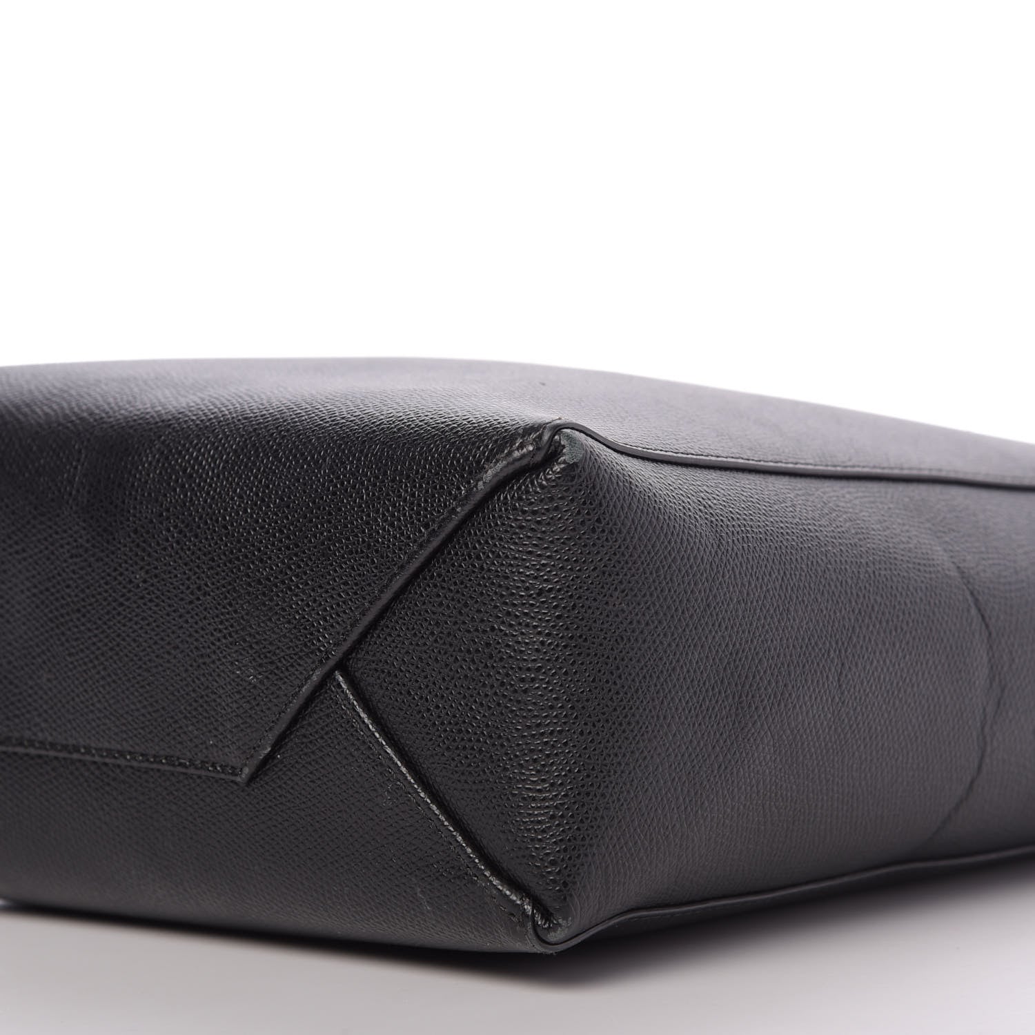 Celine Grained Calfskin Small Vertical Cabas Black 7 of 8