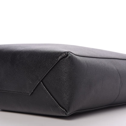 Celine Grained Calfskin Small Vertical Cabas Black 7 of 8