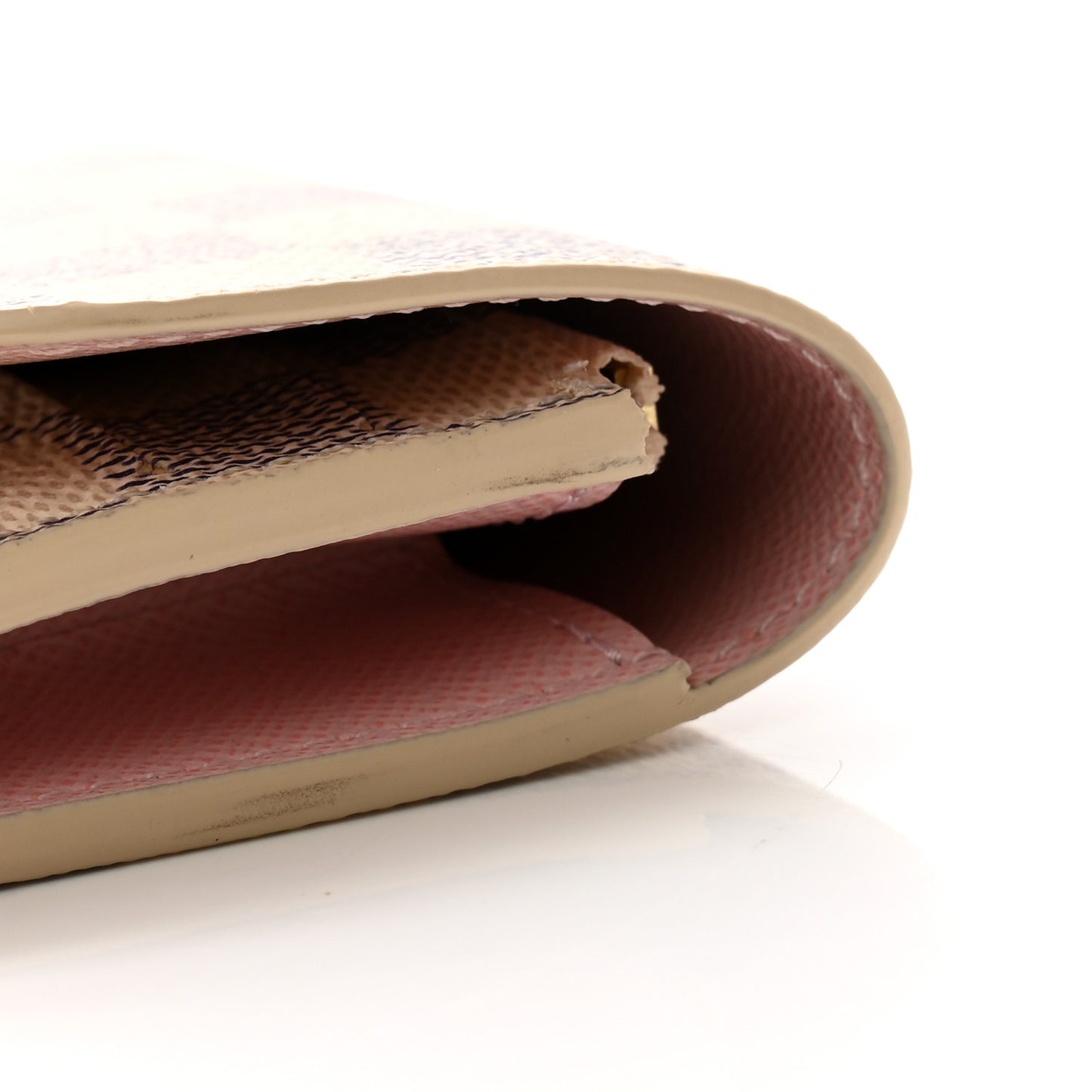 Damier Azur Emilie Wallet Rose Ballerine
