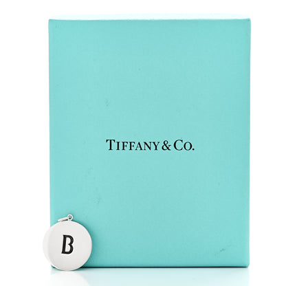 Tiffany Sterling Silver Block Letter B Charm 5 of 5